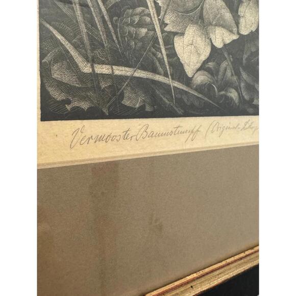 Vintage Wilhelm Heise Original Lithograph Nächtliche Blumenstücke Botanical 1925 - Picture 8 of 9